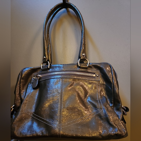 Coach Silver Patent Legacy Peyton - Picture 2 of 9